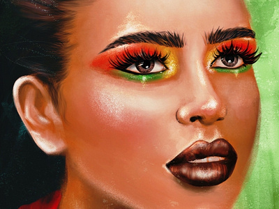 Digital Painting | Woman in Glam