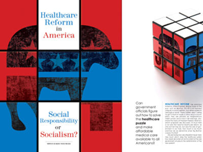 Health Care Reform health care magazine political spread