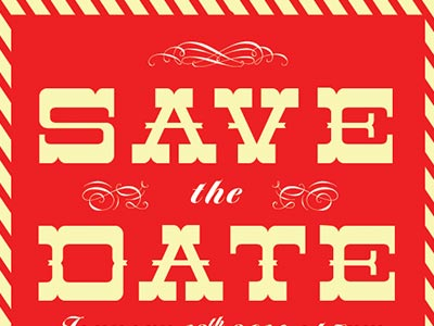 Holiday Save the Date holiday invite save the date