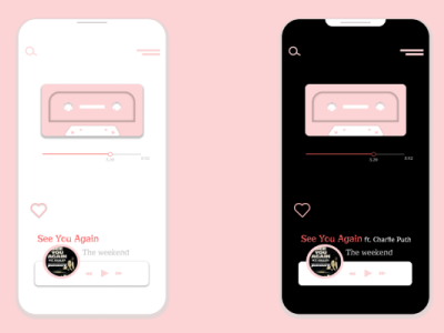 Music Player Application design