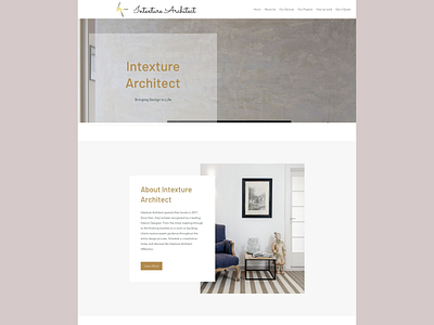 Interior designer website design