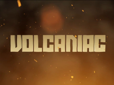 Volcaniac embers fire flare motion graphics titles volcano