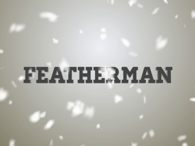 Feather Report after effects feathers seth worley trapcode particular