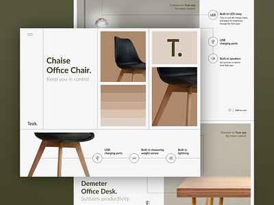 Teak - Smart Furniture Landing Page