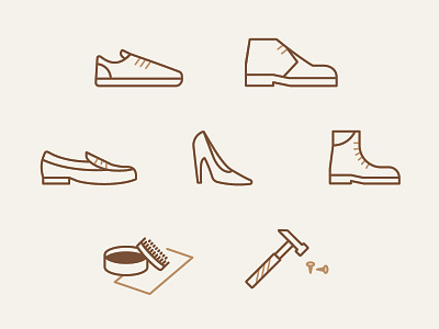 Shoe icons