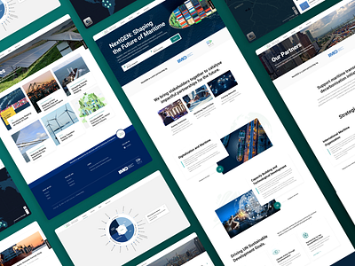 ⛴ Maritime and Port Website Landing Page