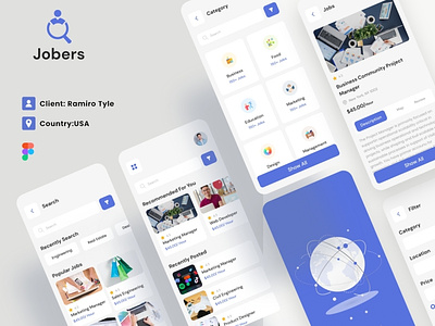 Jobers - Job Portal App Design