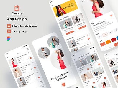 Shoppy - Fashion eCommerce App Design
