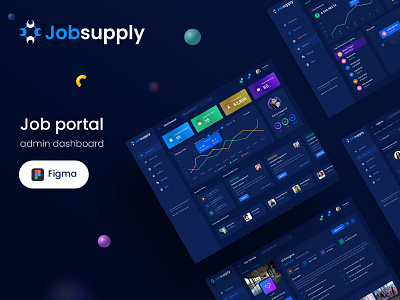 jobsupply Job Portal Admin Dashboard 2022 admin dashboard design dribbble best shot job dashboard job portal dashboard job supply job supply dashboard jobsupply saas trendy design ui ui design uiux design ux ux design web application website ui