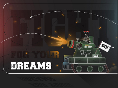 War 2dart art artwork design dream dreams fight graphic design illustration landing soldier ui vector