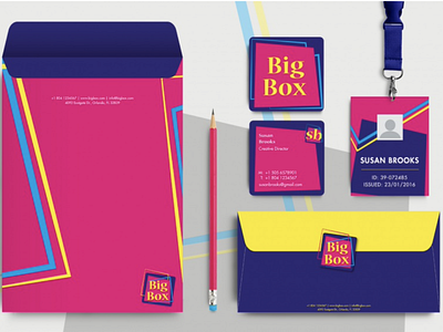 Stationery design for a theme park