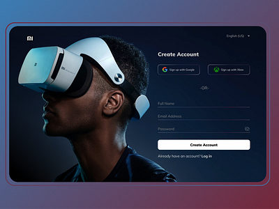 VR Experience ar branding design dribbble e commerce entertainment graphic graphic design illustration interaction design minimal product design trend ui ui design ui ux uiux ux design vr xiaomi