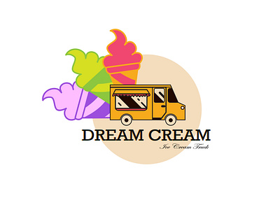 Ice Cream Truck Logo branding design graphic design illustration logo vector