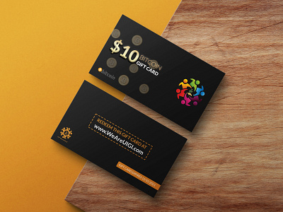 BITCOIN GIFT CARD Template