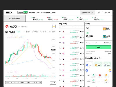 Swap app design ui ux