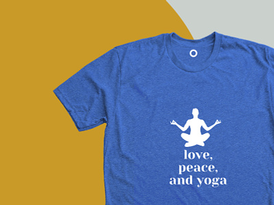Love Peace and Yoga T-shirt calligraphy design graphic design hindi hinduism sanskrit tshirt typography yoga