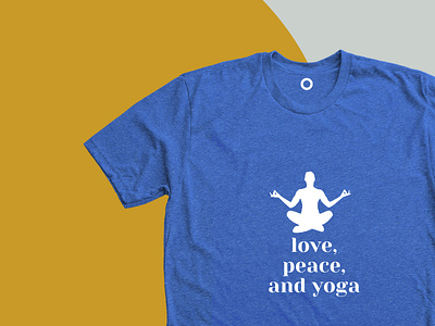 Love Peace and Yoga T-shirt
