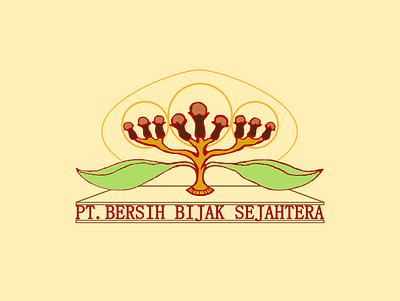 PT. Bersih Bijak Sejahtera acorn app agriculture branding clove design farm illustration logo