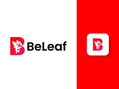 B letter logo- B modern app logo