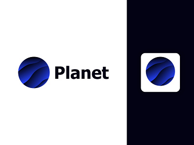 Planet Modern App logo- Planet Abstract logo