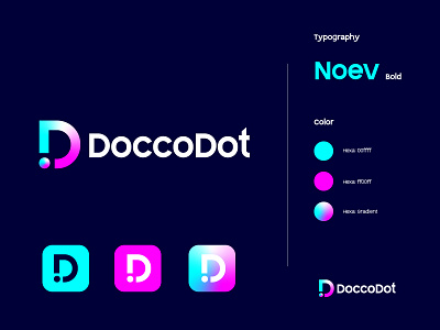 Doccodot Modern Abstract Logo Design | App and Website logo a b c d e f g android app logo app app icon app logo brand designer brand identity brand logo branding colorful logo d c u x t o design graphic design illustration logo logo design textlogo ui uiux website logo