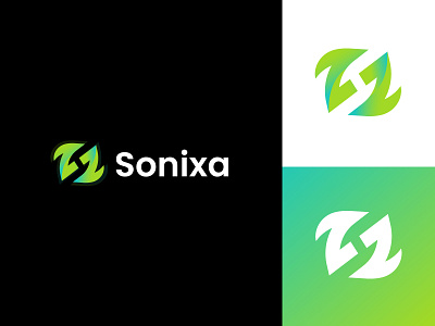 Tech Website Sonixa logo design Technology abstract logo app icon app logo brand brand identity branding colorful logo design lettering lettermark logo logo type logomark modern logo s symbol tech technology ui website logo