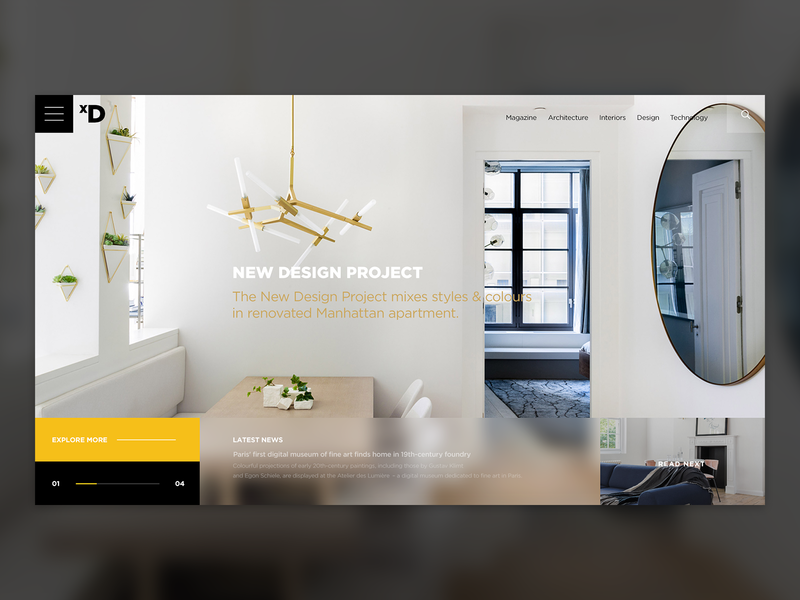 Interior Design Magazine By George Prentzas On Dribbble