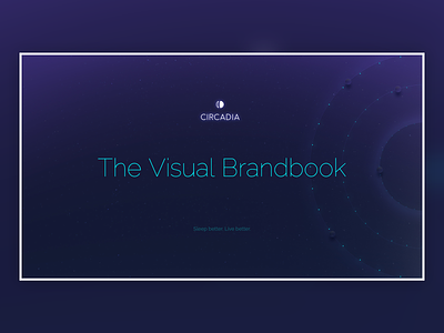 Circadia Brandbook brand brandbook designer kickstarter nasa sleep startup usa web design