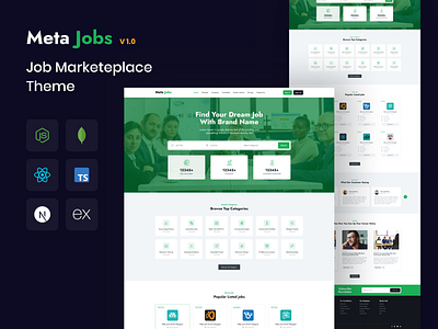 MERN Stack Job Board Website Template