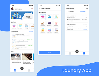 Laundry App Design figma laundry app design ui ui design ui mobile design