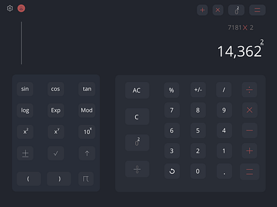 DailyUI Design Challenge! "Calculator" design icon ui