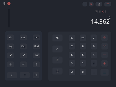 DailyUI Design Challenge! "Calculator"