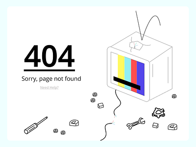 Daily UI Design Challenge! "404 Error Page"