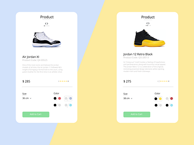 Daily UI Design Challenge "E-commerce Shop"!