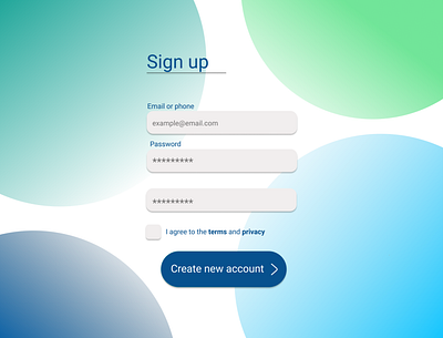 Sign up daily ui day 1