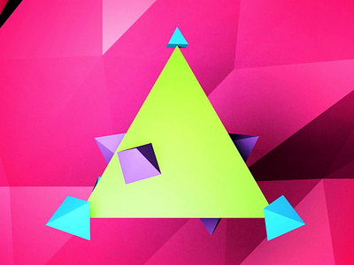 Triangles and pyramids c4d pink pyramid triangle