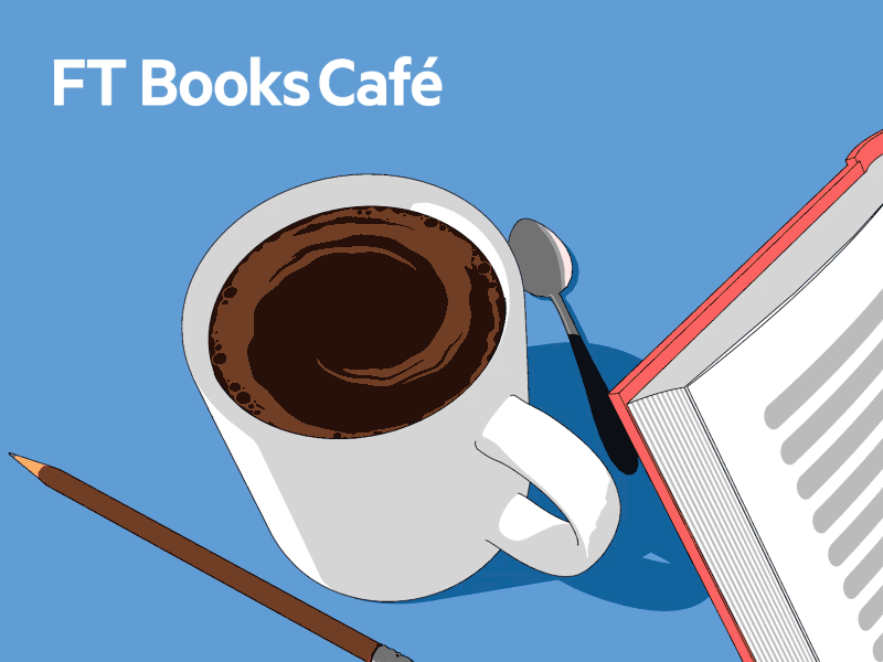 FT Books Café book c4d cinema 4d coffee financial times pencil spoon