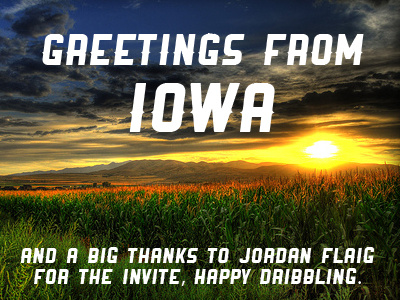 Greeting From Iowa corn iowa midwest