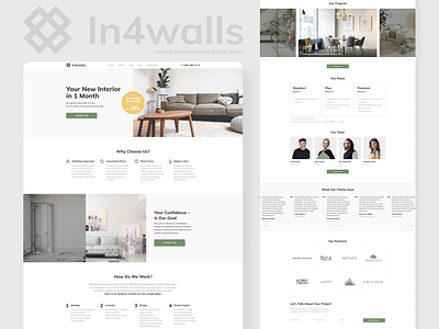 Interior Design Studio Landing Page