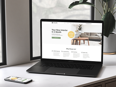 Interior Design Studio Landing Page