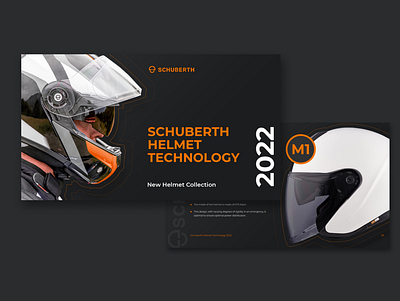 Schuberth Helmet Collection Presentation Concept branding design graphic design logo