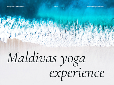 Maldives Yoga Experience Landing Page