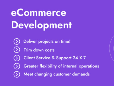 Ecommerce Development graphic design
