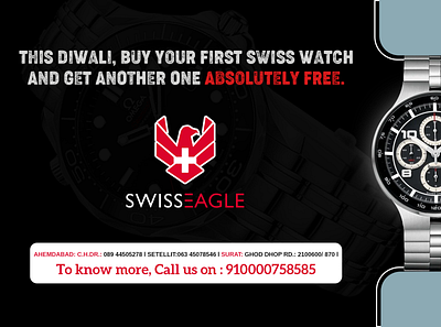Branded Watch Offer branding design graphic design logo swisseagle watch