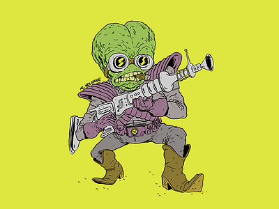 BGC: Solar-Scum alien art cartoon cartooning digital illustration drawing illustration scum