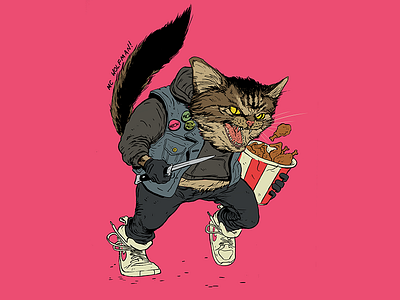 BGC: Alley-Cat bad guys club cartoons comics drawing illustration inktober