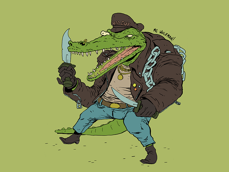 BGC: Alley-Gator by MC Wolfman on Dribbble