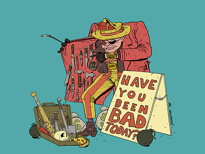 BGC: The Bad Guy bad guys club cartoons comics drawing illustration inktober