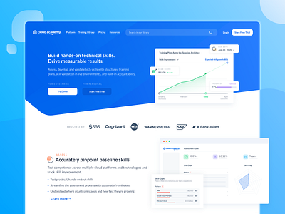 Cloud Academy - Website Redesign