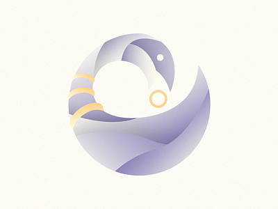 Sankofa bird circle design illustration illustrator sankofa symbol